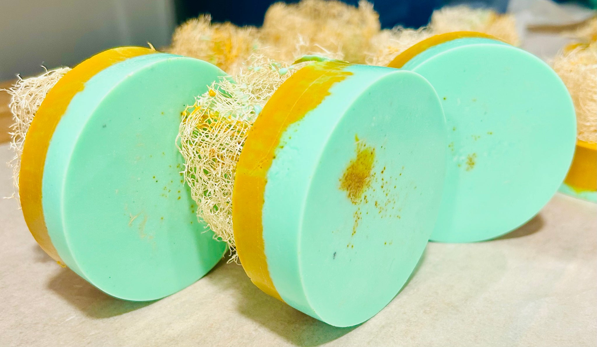 Turmeric Pumpkin Loofah Soap