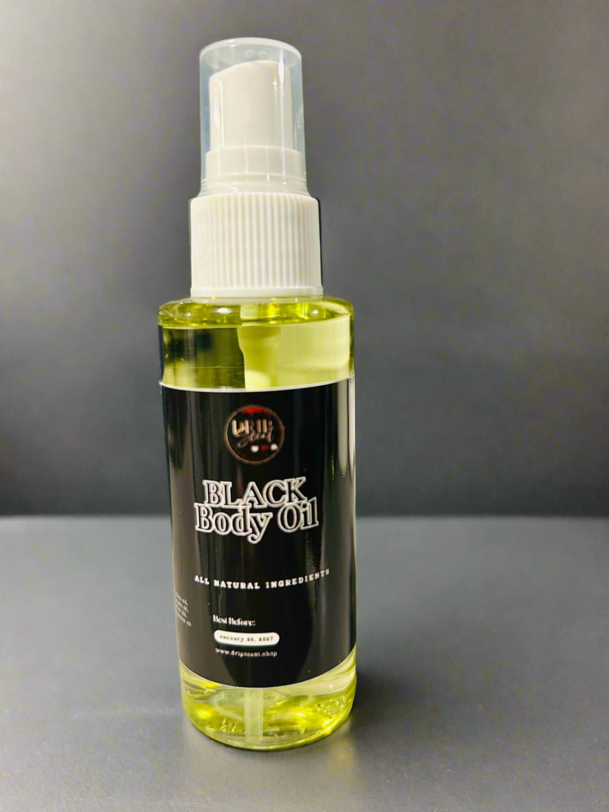 Black Body Oil for Men