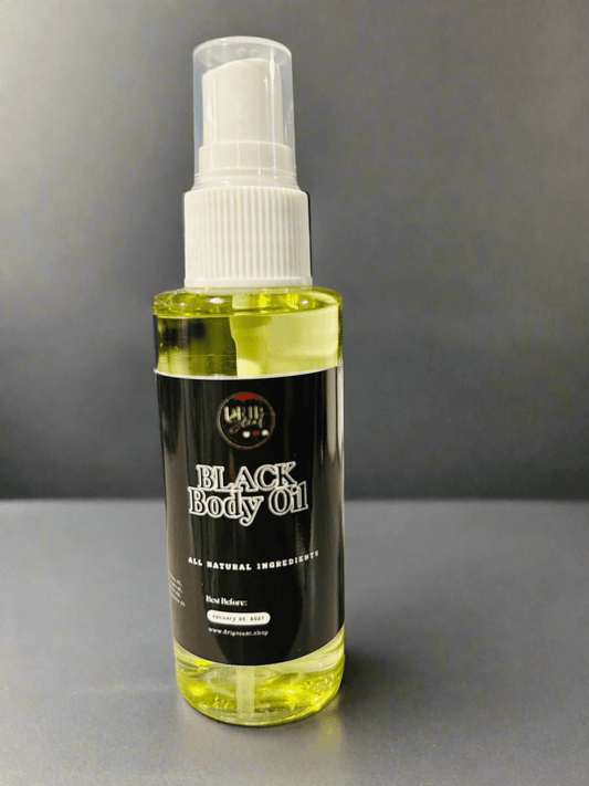 Black Body Oil for Men - Drip Scent Essentials