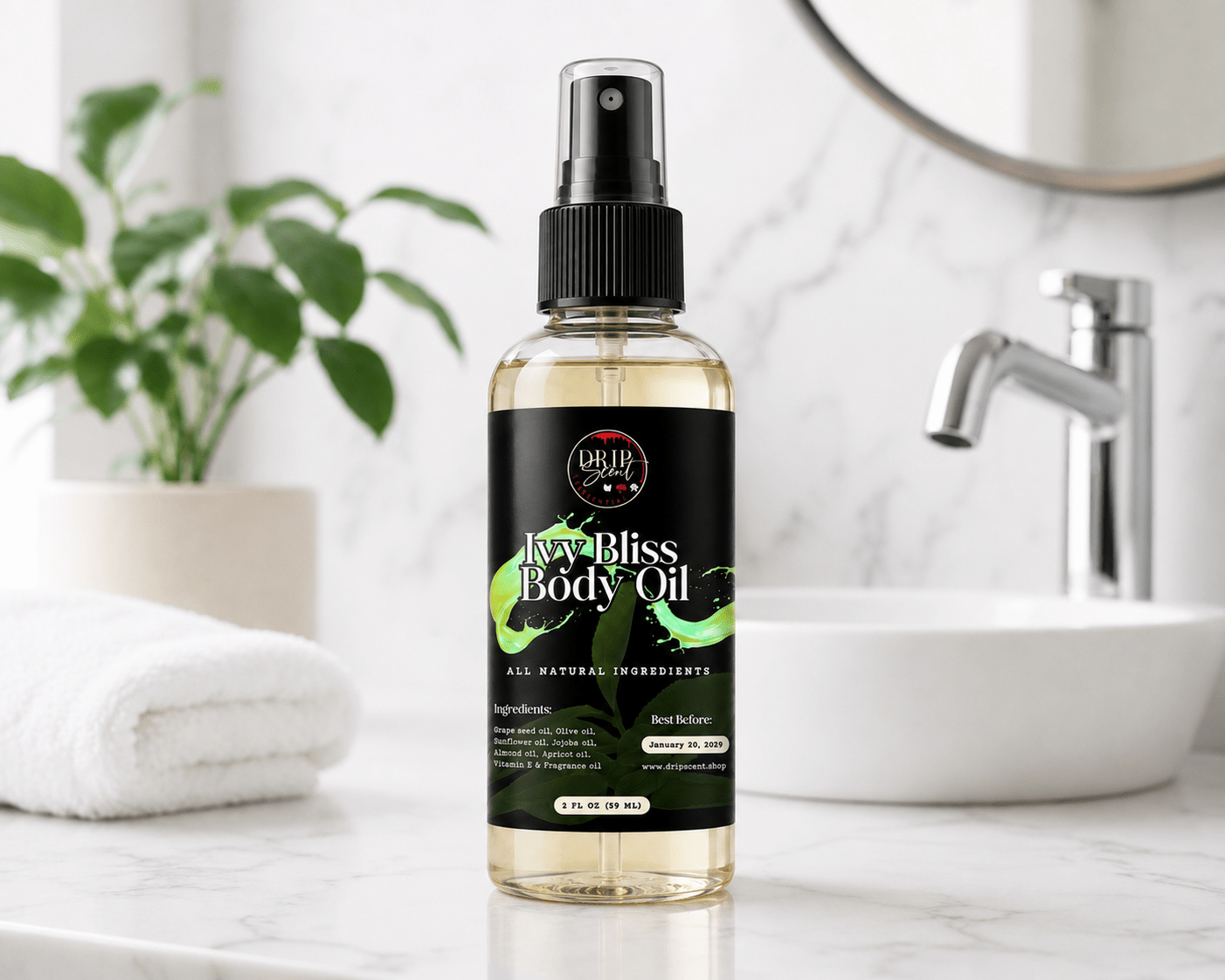 Ivy Bliss Body Oil - Drip Scent Essentials