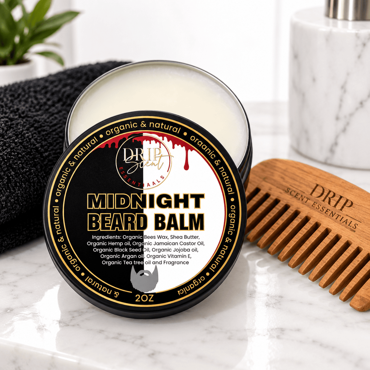 Midnight Beard Balm - Drip Scent Essentials