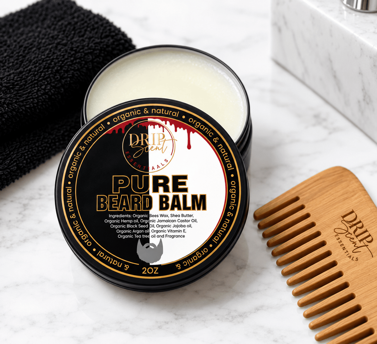 Pure (unscented) Beard Balm - Drip Scent Essentials