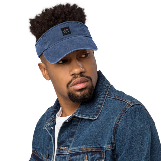 Denim visor