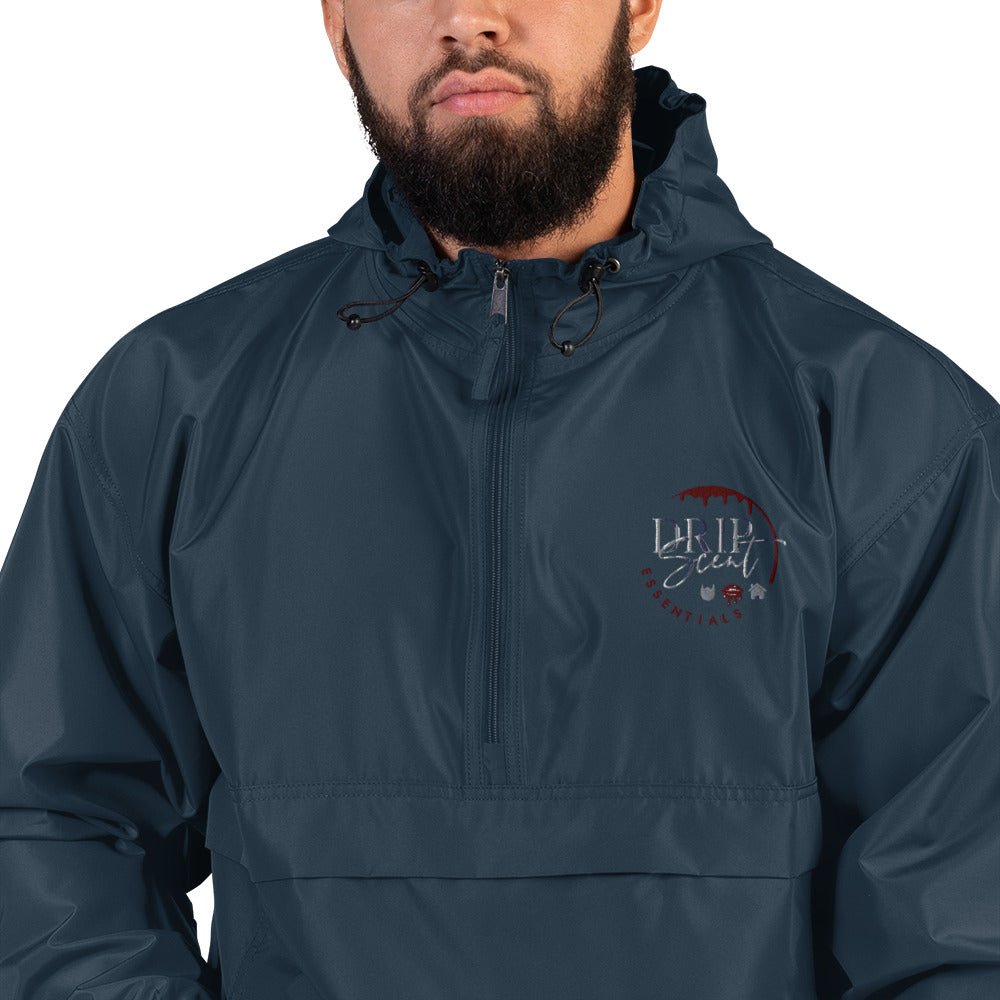 Embroidered Champion Packable Jacket - Drip Scent Essentials