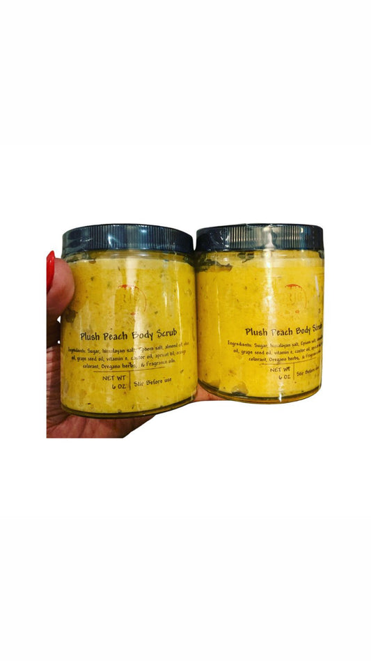 Plush Peach Body Scrub - Drip Scent Essentials