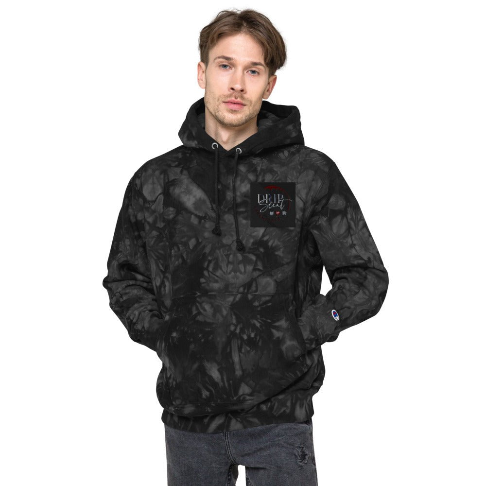 Unisex Champion tie-dye hoodie - Drip Scent Essentials