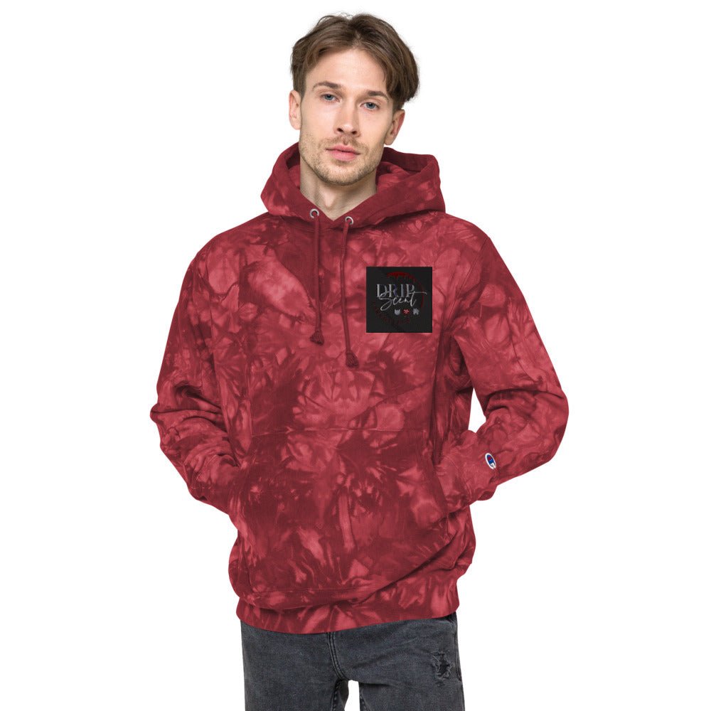 Unisex Champion tie-dye hoodie - Drip Scent Essentials