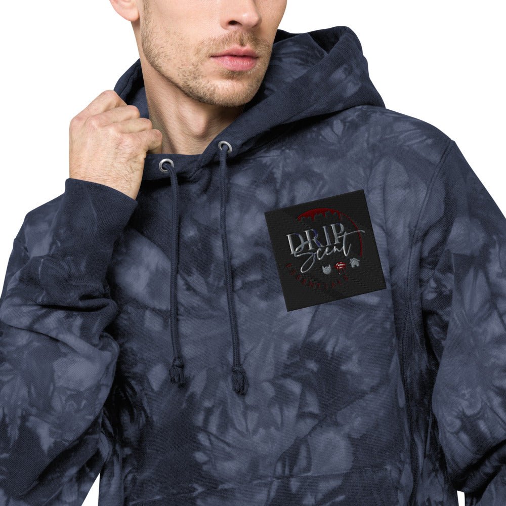 Unisex Champion tie-dye hoodie - Drip Scent Essentials