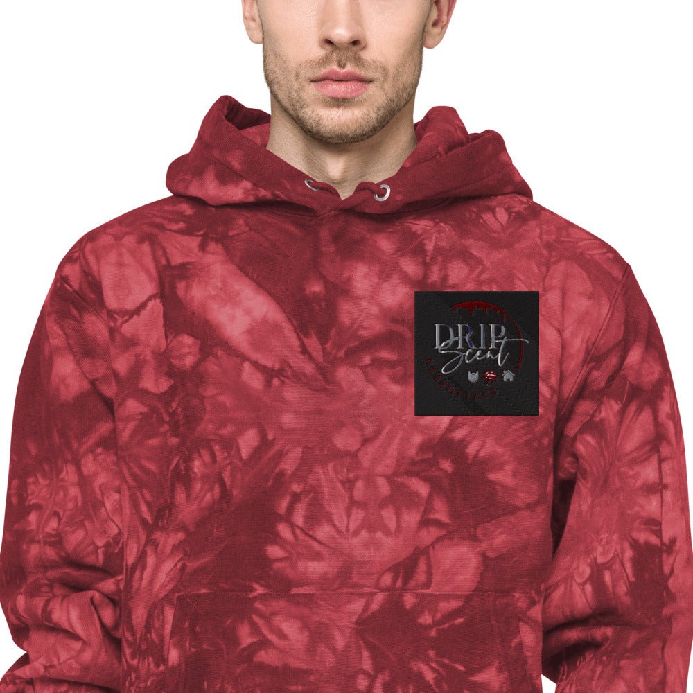 Unisex Champion tie-dye hoodie - Drip Scent Essentials