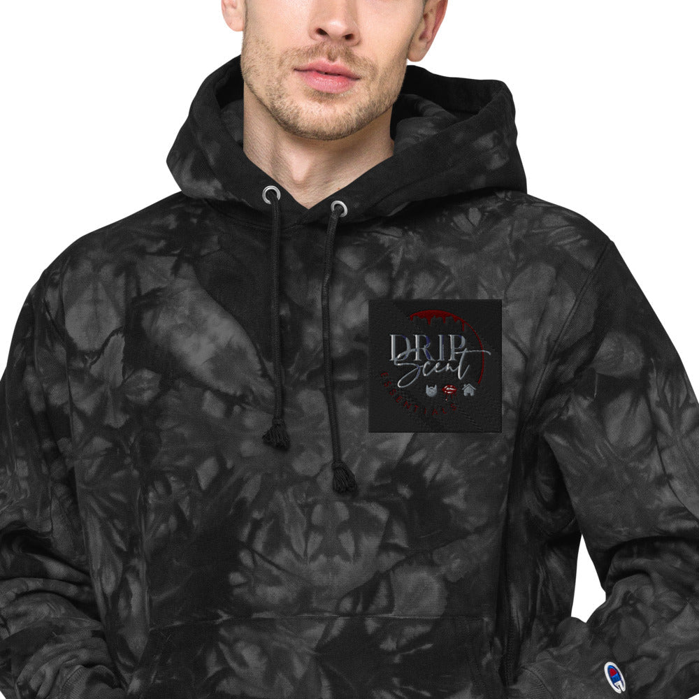 Unisex Champion tie-dye hoodie - Drip Scent Essentials