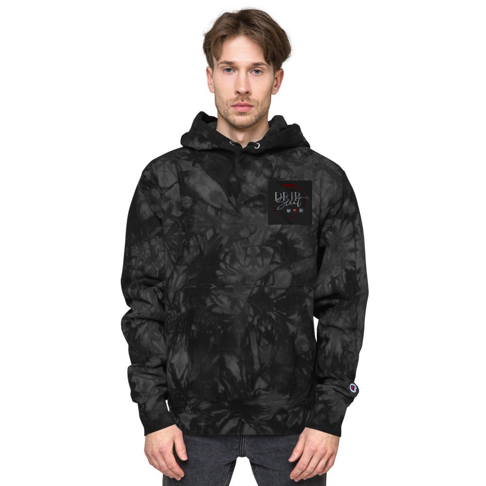 Unisex Champion tie-dye hoodie - Drip Scent Essentials