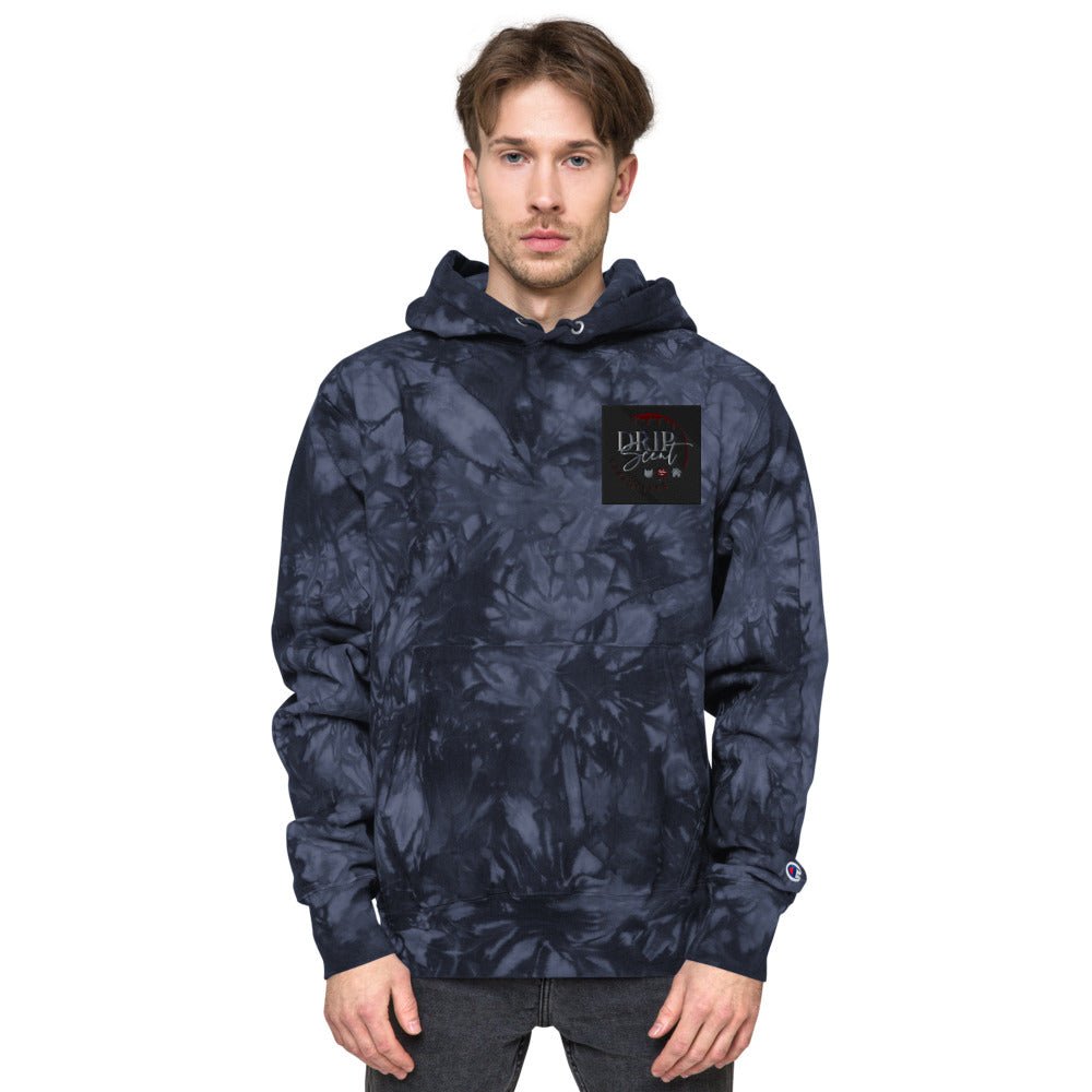 Unisex Champion tie-dye hoodie - Drip Scent Essentials