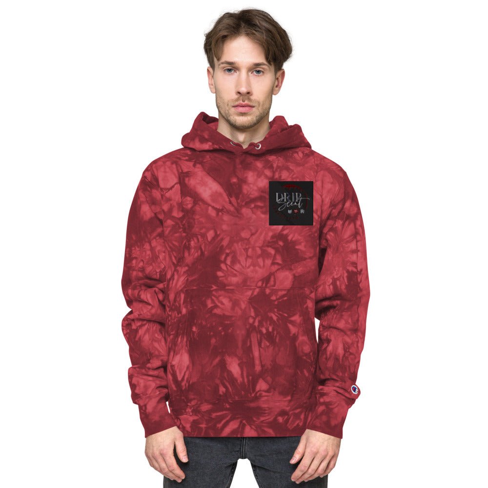 Unisex Champion tie-dye hoodie - Drip Scent Essentials