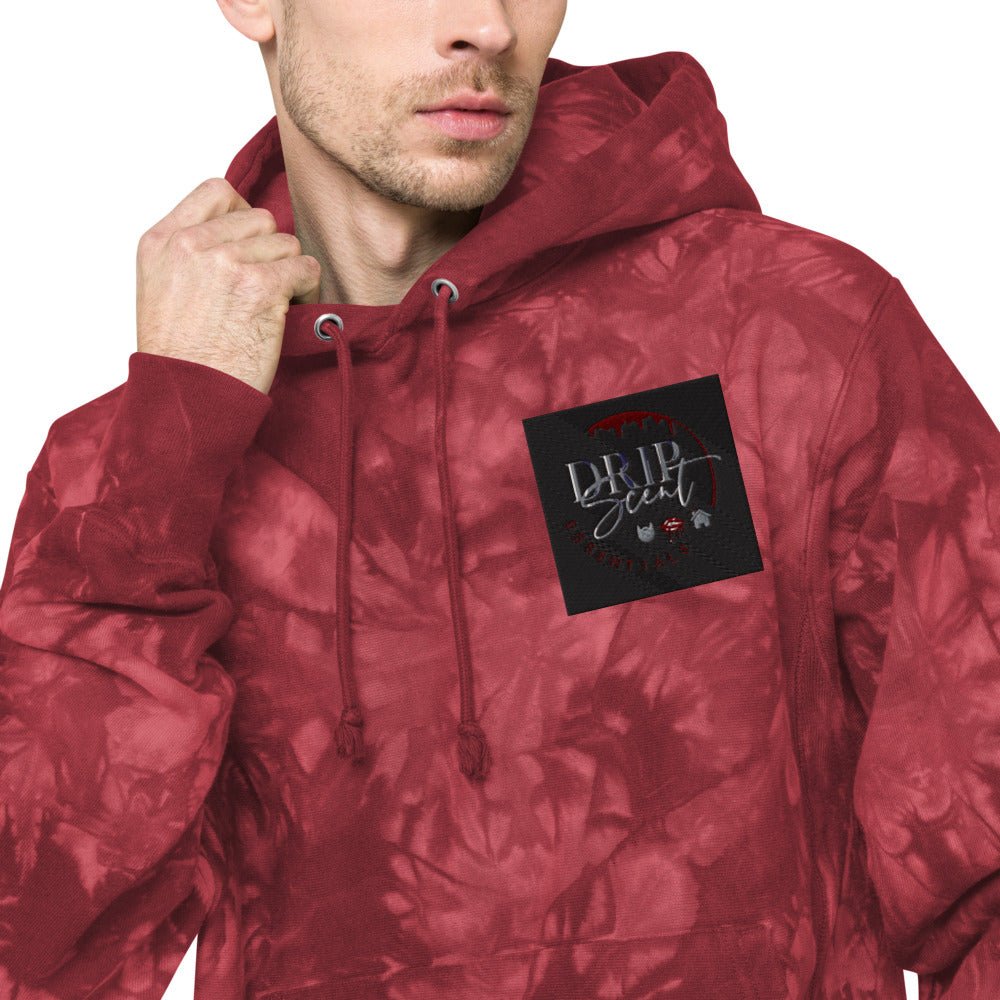 Unisex Champion tie-dye hoodie - Drip Scent Essentials